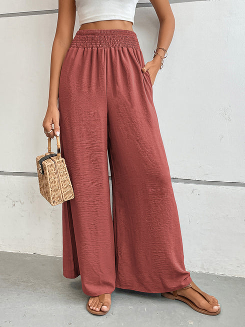 Perfee Wide Leg Pants with Pockets - Odaingerous